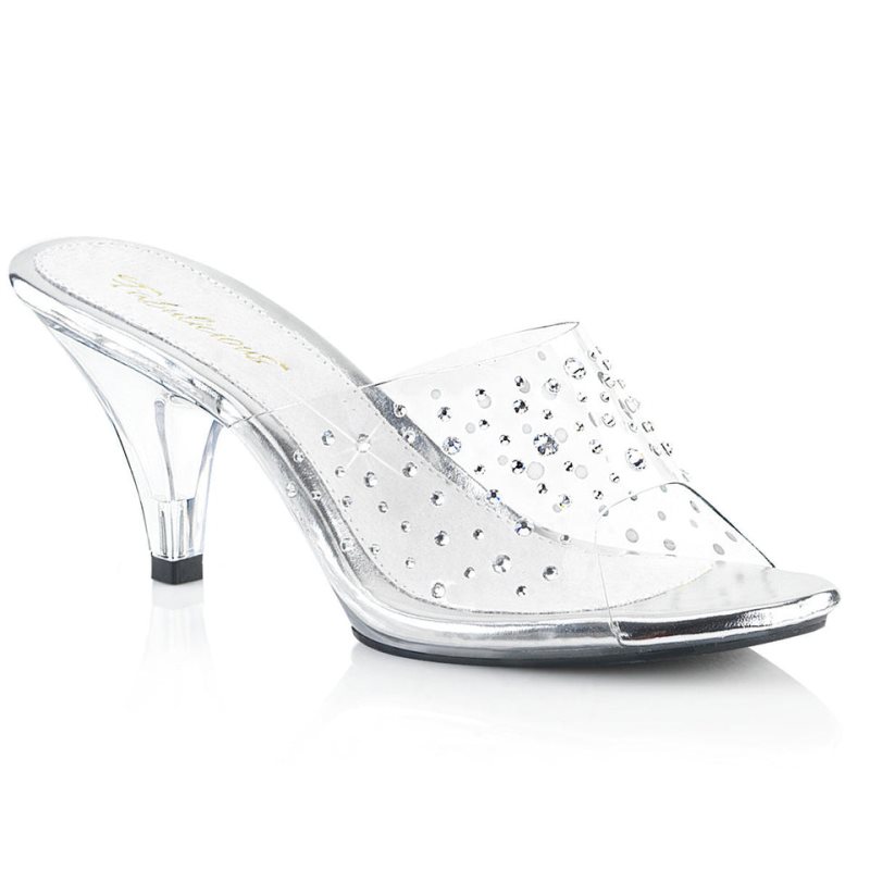 Claquette Pleaser Belle-301RS Femme Clear | PARIS FRINPZBA