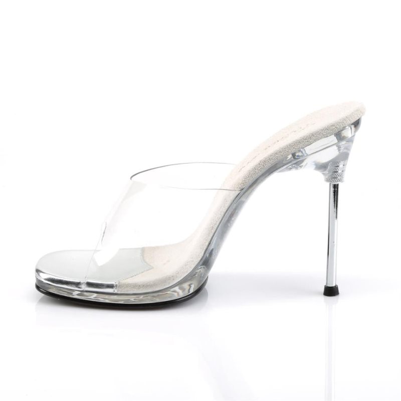 Claquette Pleaser Chic-01 Femme Clear | FRANCE FRQAOKWZ