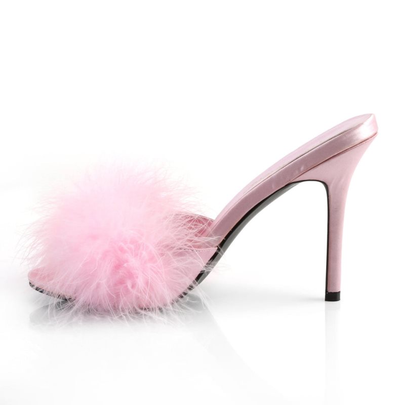 Claquette Pleaser Classique-01F Femme Rose | FRANCE FRXVPOBI