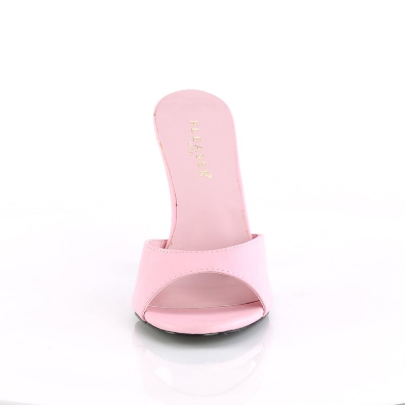 Claquette Pleaser Classique-01 Femme Rose | FRANCE FRYTUBHM