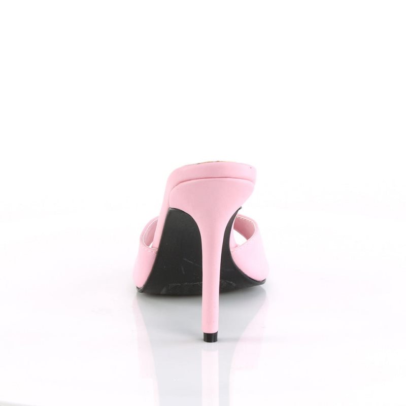 Claquette Pleaser Classique-01 Femme Rose | FRANCE FRYTUBHM