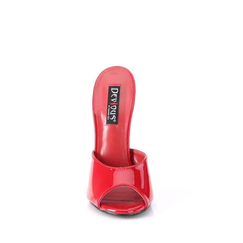 Mules Pleaser Domina-101 Femme Rouge | PARIS FRKDWHTJ