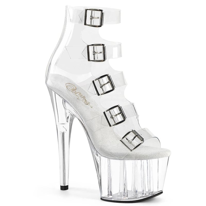 Talons Pleaser Adore-700-33C Femme Clear | PARIS FRGSYVEI