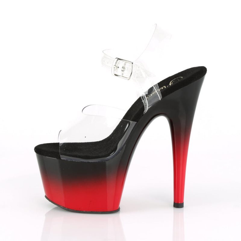 Talons Pleaser Adore-708BR-H Femme Rouge | PARIS FRPWIUSY