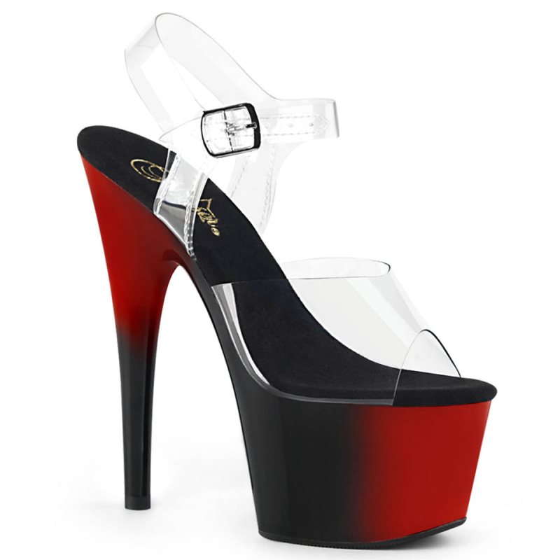 Talons Pleaser Adore-708BR Femme Noir | FRANCE FRAKQVFW