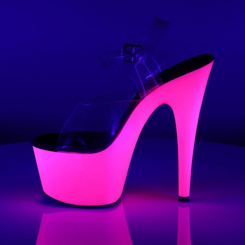 Talons Pleaser Adore-708UV Femme Rose | FRANCE FRJHIORP