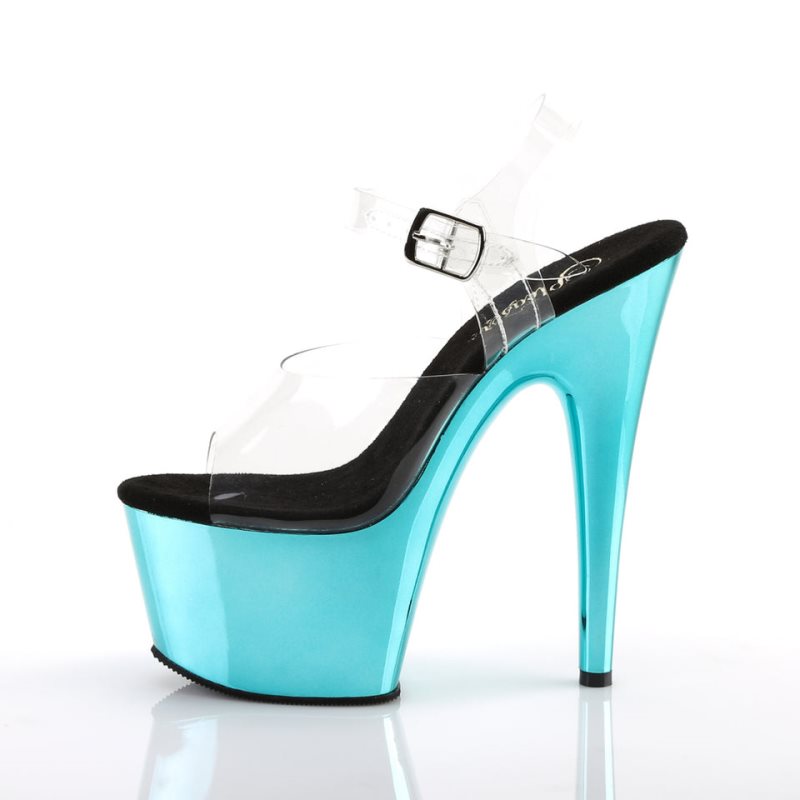 Talons Pleaser Adore-708 Femme Turquoise | PARIS FRKOWZCP