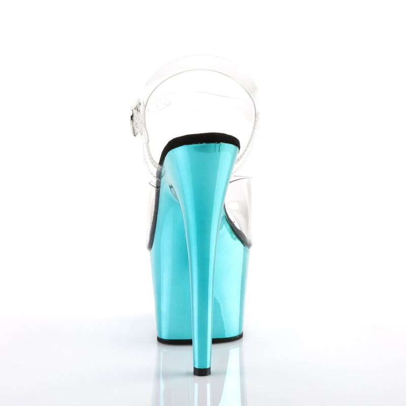 Talons Pleaser Adore-708 Femme Turquoise | PARIS FRKOWZCP