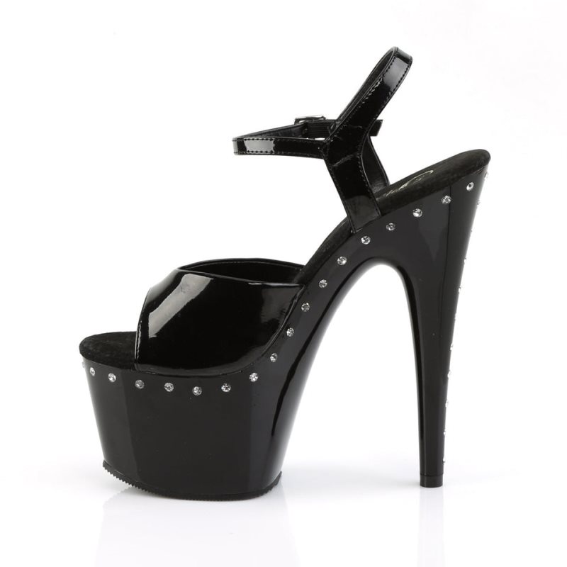 Talons Pleaser Adore-709LS Femme Noir | PARIS FRNASVOH