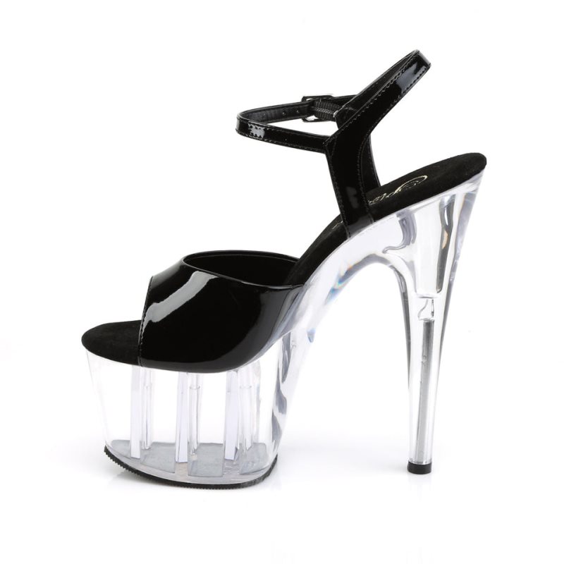 Talons Pleaser Adore-709 Femme Noir | PARIS FRXERQTA