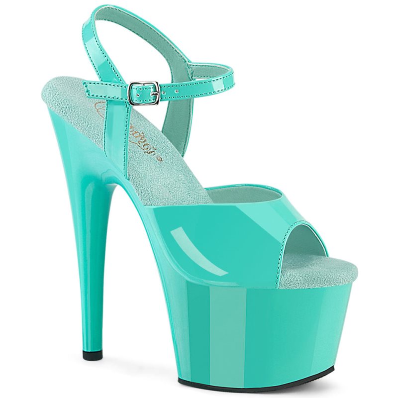 Talons Pleaser Adore-709 Femme Turquoise Clair | FRANCE FRKSDLFO