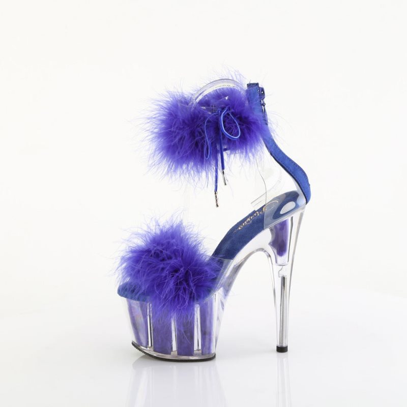 Talons Pleaser Adore-724F Femme Bleu | FRANCE FRUHCBNI