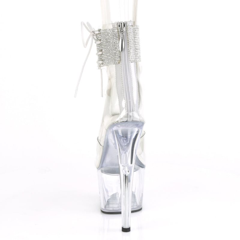 Talons Pleaser Adore-724RS Femme Clear | FRANCE FRNWGLZM