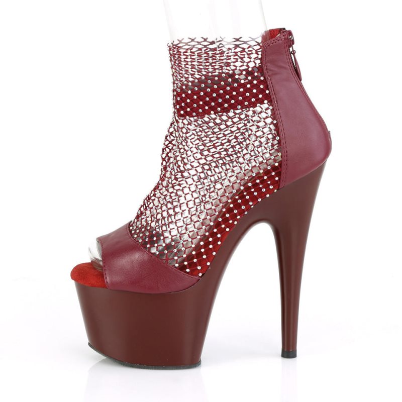 Talons Pleaser Adore-765RM Femme Bordeaux | PARIS FRKSVFLO