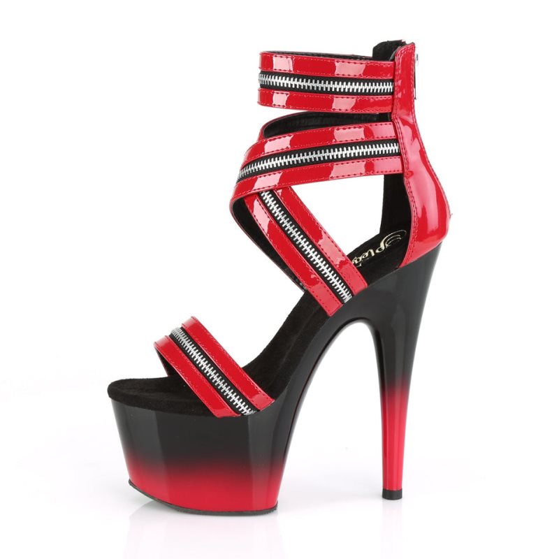 Talons Pleaser Adore-766 Femme Rouge | FRANCE FRIYGTNJ