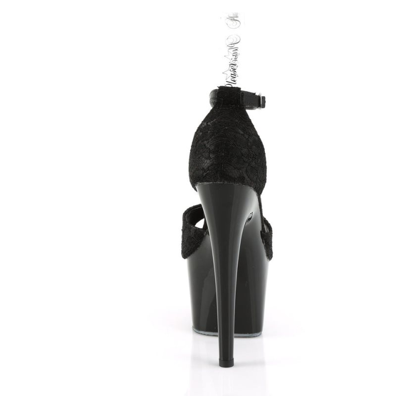 Talons Pleaser Adore-768 Femme Noir | FRANCE FRPHSGBU