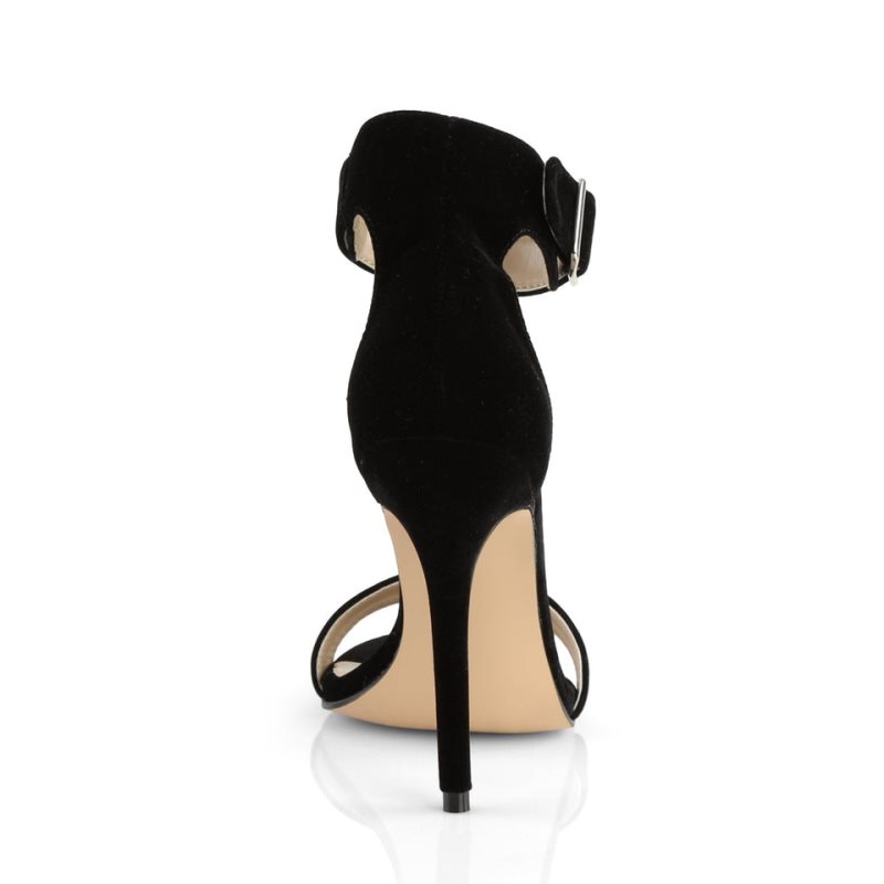 Talons Pleaser Amuse-10 Femme Noir | FRANCE FRQOBMWF