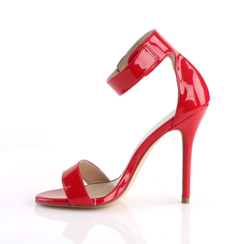 Talons Pleaser Amuse-10 Femme Rouge | FRANCE FRTGAOSI