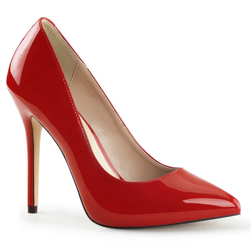 Talons Pleaser Amuse-20 Femme Rouge | FRANCE FRGSRMYK