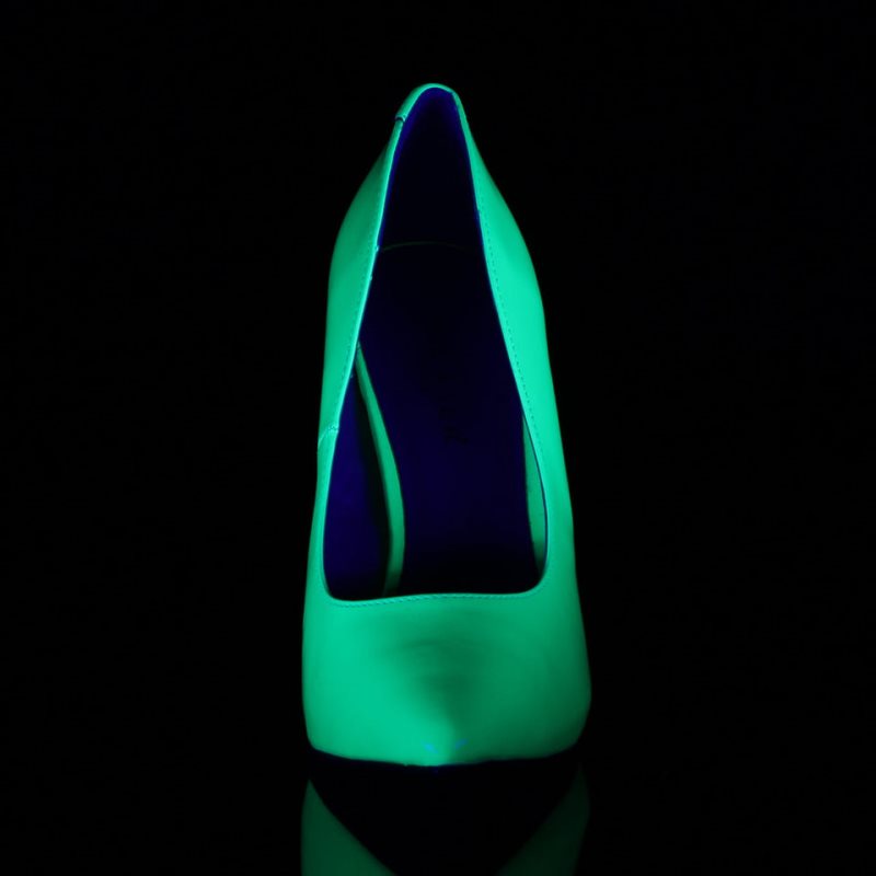 Talons Pleaser Amuse-20 Femme Vert | PARIS FRJUHTRD