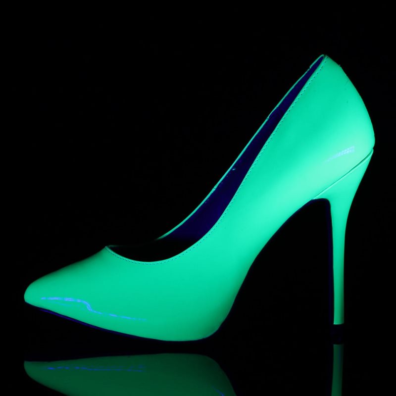 Talons Pleaser Amuse-20 Femme Vert | PARIS FRJUHTRD