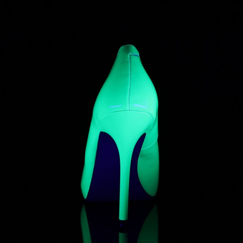 Talons Pleaser Amuse-20 Femme Vert | PARIS FRJUHTRD