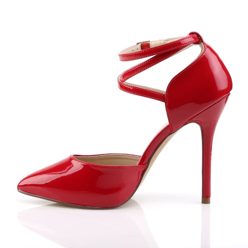 Talons Pleaser Amuse-25 Femme Rouge | PARIS FROLFIZN