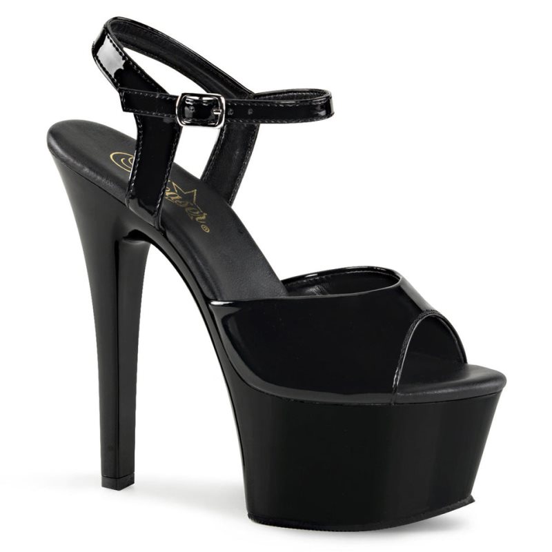 Talons Pleaser Aspire-609 Femme Noir | PARIS FRLNEMPI