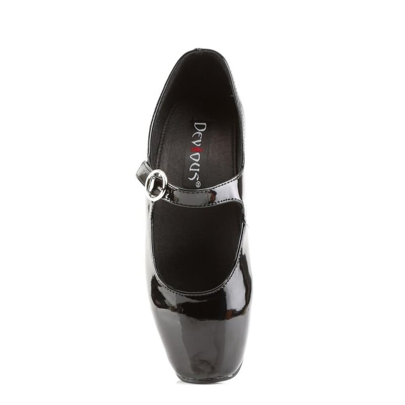 Talons Pleaser Ballet-08 Femme Noir | FRANCE FRLIXDWE