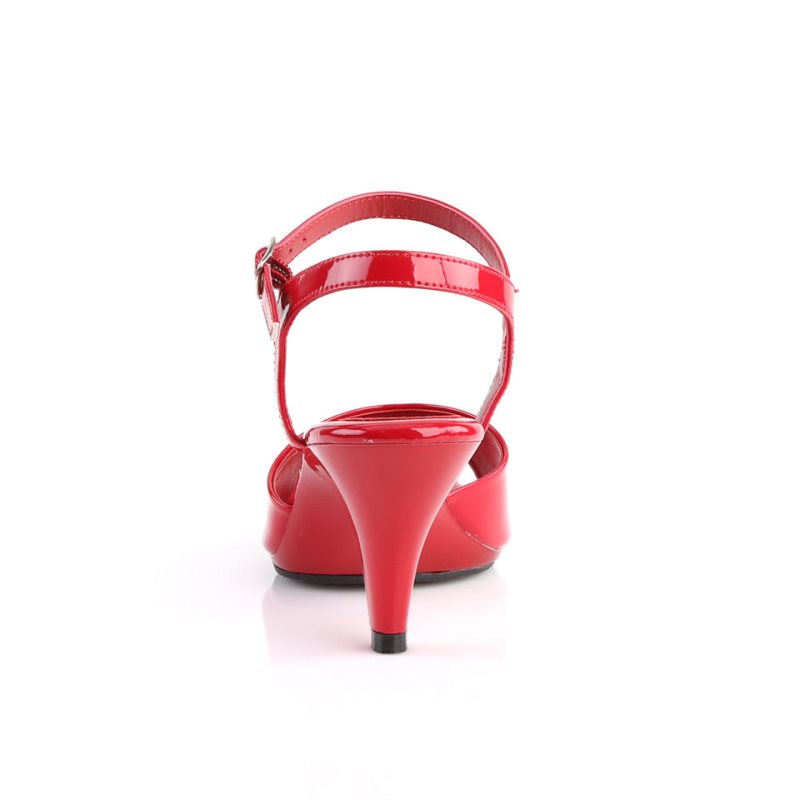 Talons Pleaser Belle-309 Femme Rouge | FRANCE FRCAPMYT