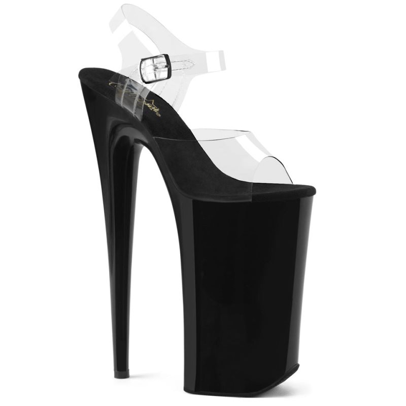 Talons Pleaser Beyond-008 Femme Noir | PARIS FRTDOLWE