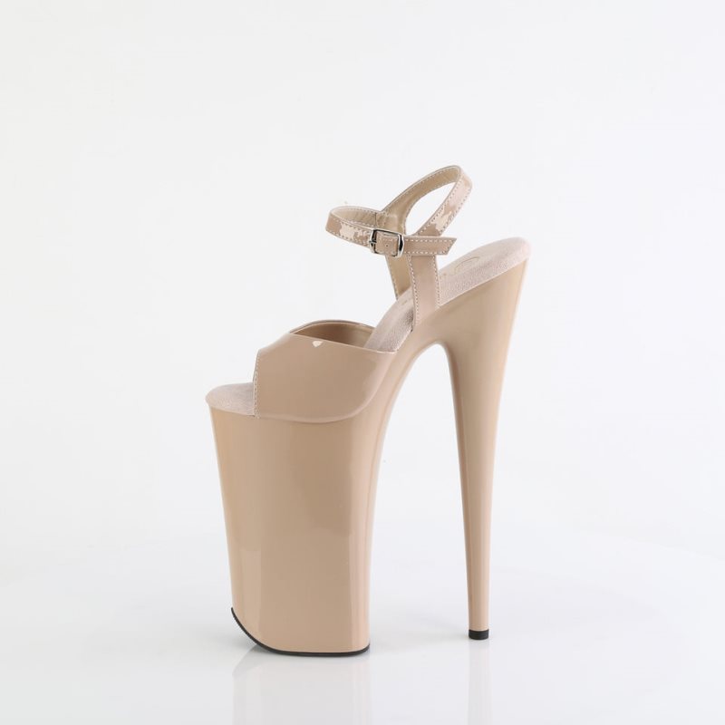 Talons Pleaser Beyond-009 Femme Beige | FRANCE FRFACERY