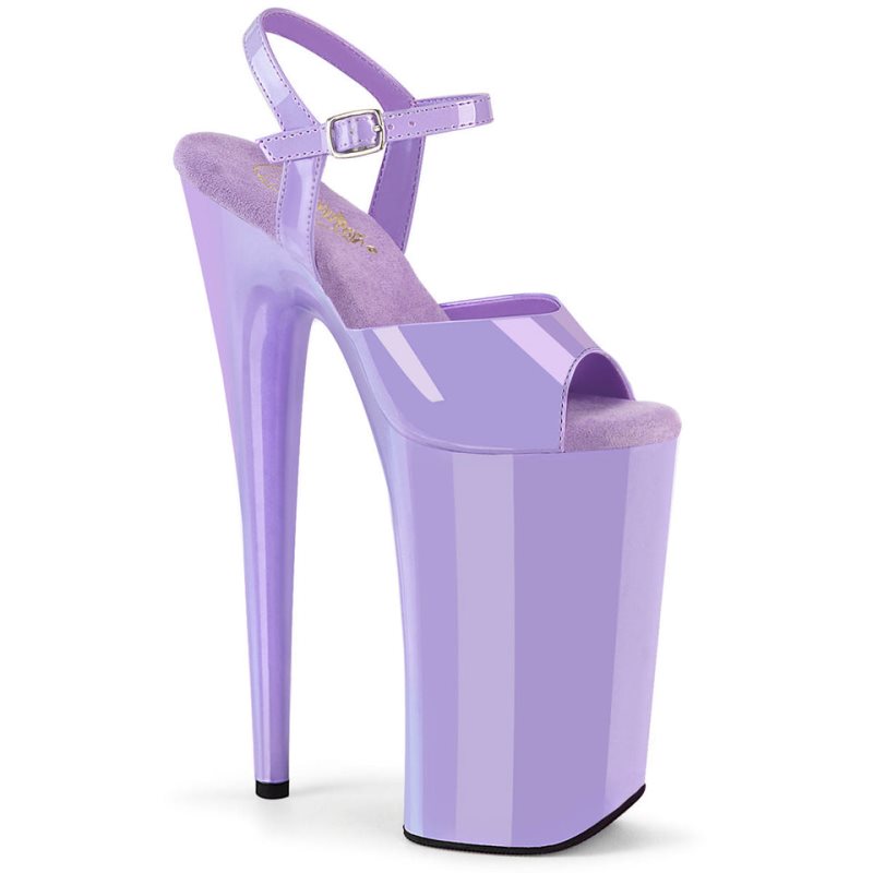 Talons Pleaser Beyond-009 Femme Violette | PARIS FRKGDQCS