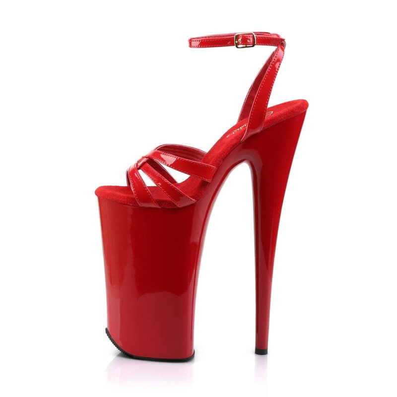 Talons Pleaser Beyond-012 Femme Rouge | PARIS FRJIWZTL