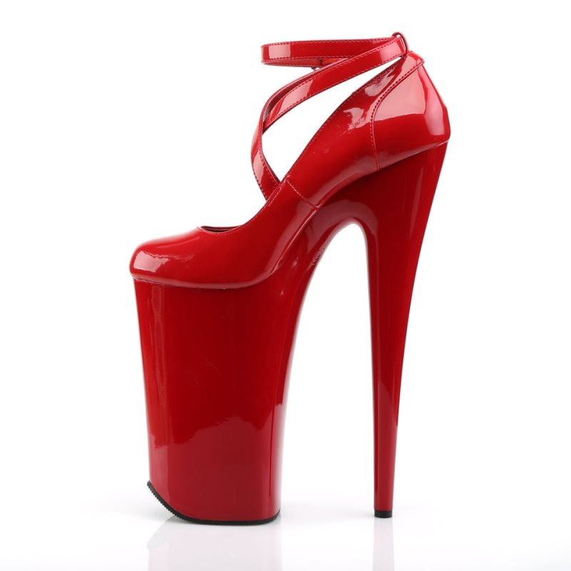 Talons Pleaser Beyond-087 Femme Rouge | PARIS FRFVLQGC