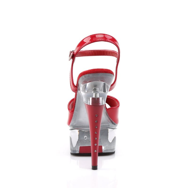 Talons Pleaser Captiva-609 Femme Rouge | PARIS FRTUCNAY