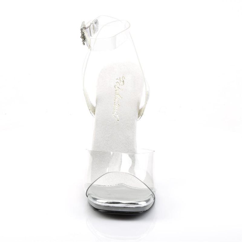 Talons Pleaser Chic-06 Femme Clear | PARIS FRUJPXTQ