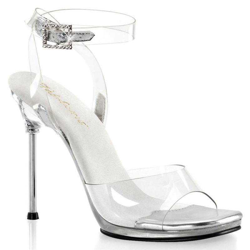 Talons Pleaser Chic-06 Femme Clear | PARIS FRUJPXTQ