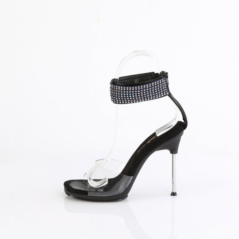 Talons Pleaser Chic-42 Femme Noir | PARIS FRMZCWAJ