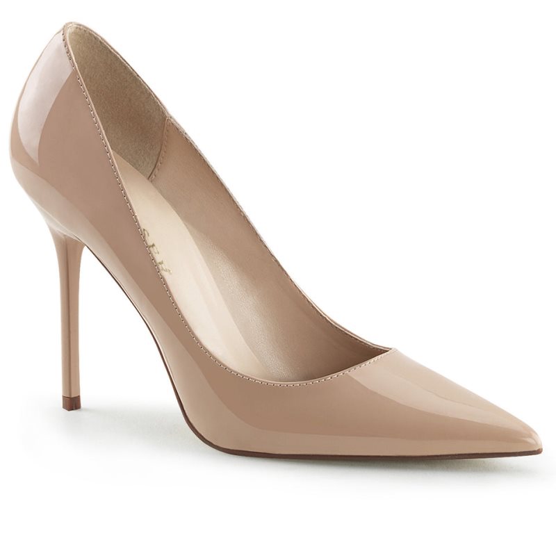 Talons Pleaser Classique-20 Femme Beige | PARIS FRBWEQRY