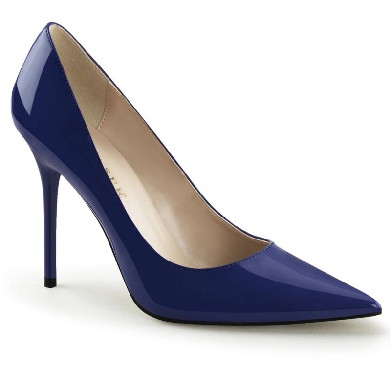 Talons Pleaser Classique-20 Femme Bleu Marine | FRANCE FRFZGIDV