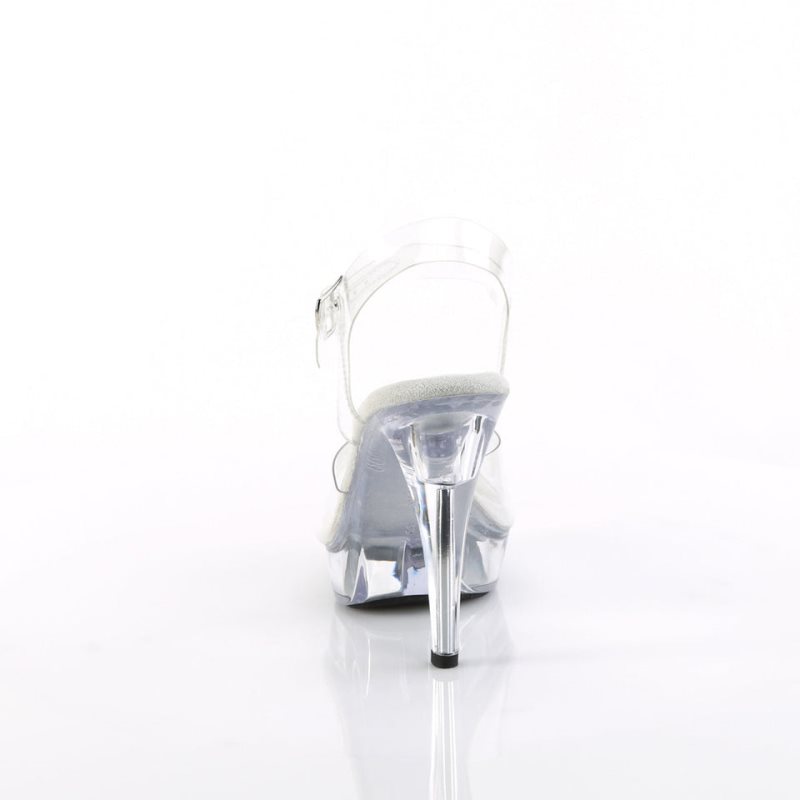 Talons Pleaser Cocktail-508 Femme Clear | FRANCE FRVTGMSO