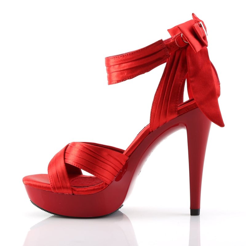 Talons Pleaser Cocktail-568 Femme Rouge | FRANCE FRUQVYJX