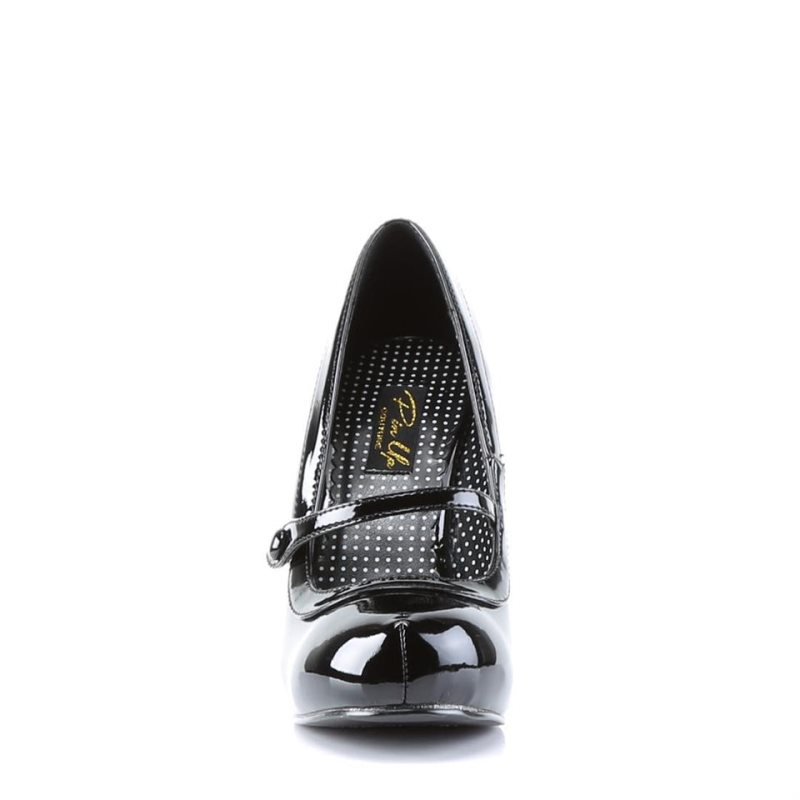 Talons Pleaser Cutiepie-02 Femme Noir | FRANCE FRGYAJSM