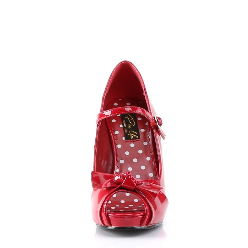 Talons Pleaser Cutiepie-08 Femme Rouge | PARIS FRTPLZBR