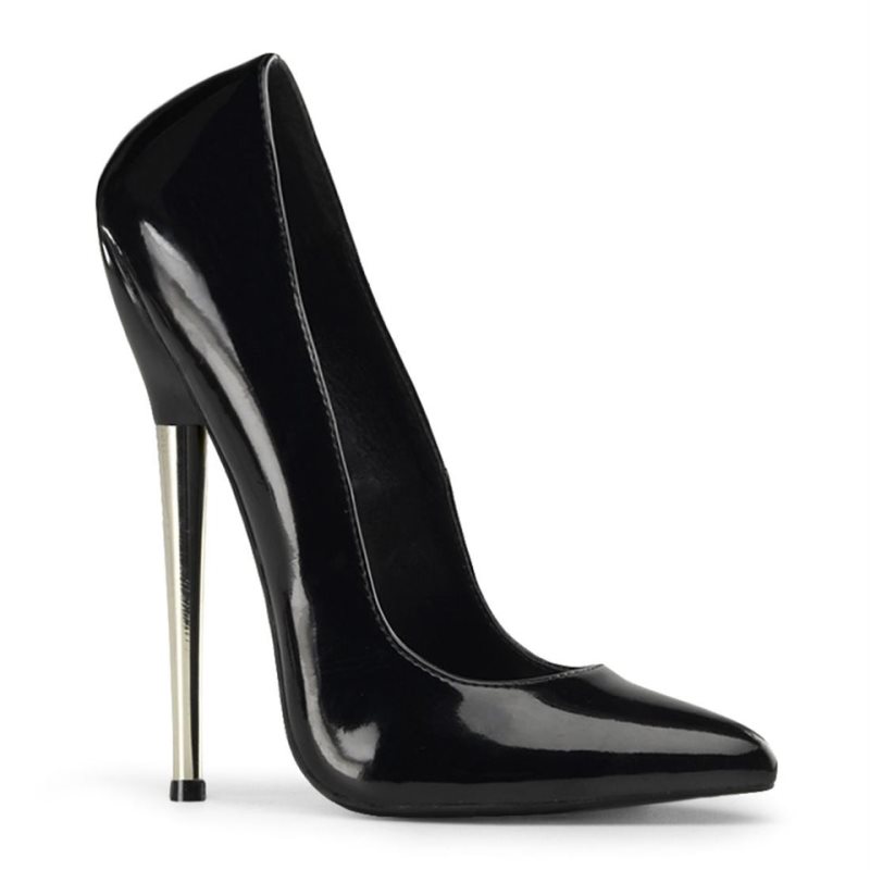 Talons Pleaser Dagger-01 Femme Noir | FRANCE FRGQTYDC