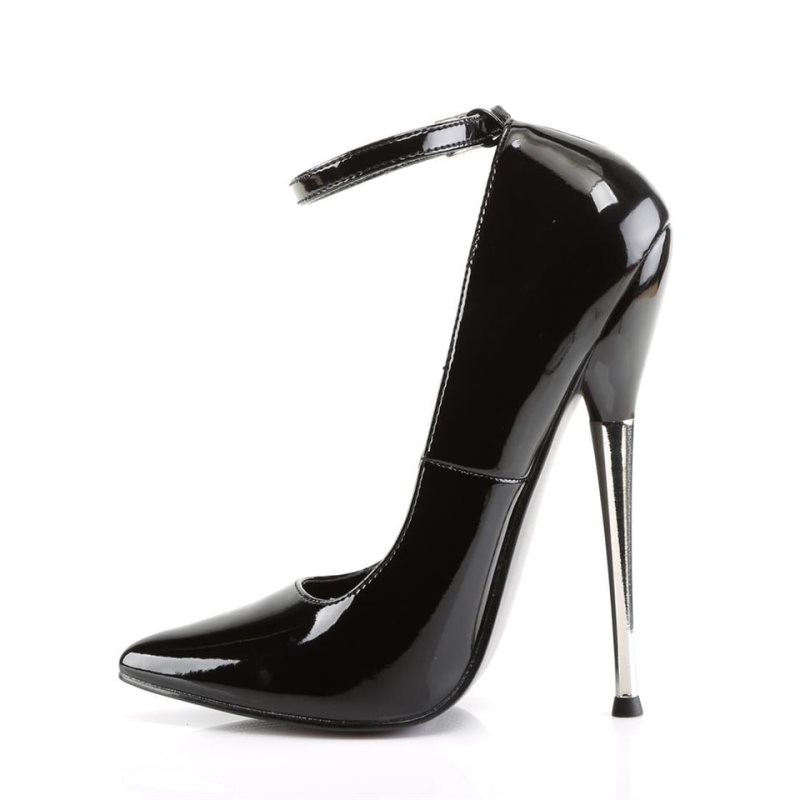 Talons Pleaser Dagger-12 Femme Noir | PARIS FRVPHZNM