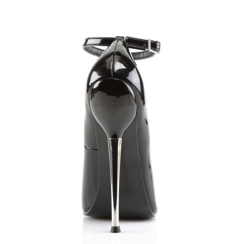 Talons Pleaser Dagger-12 Femme Noir | PARIS FRVPHZNM