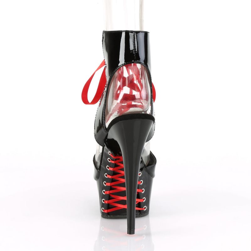 Talons Pleaser Delight-600-14FH Femme Noir | FRANCE FRTLOKPX