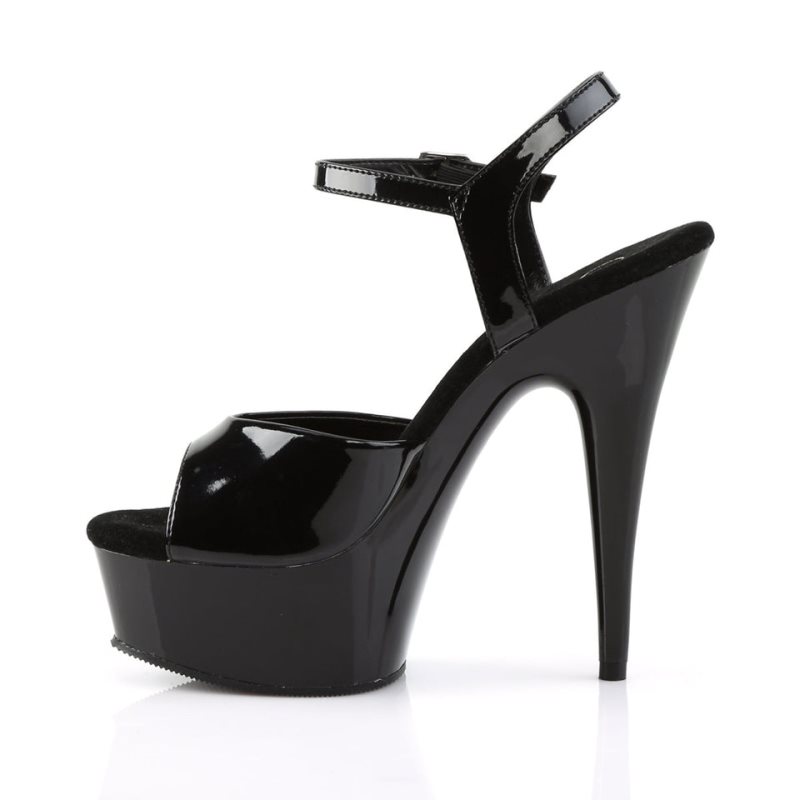 Talons Pleaser Delight-609 Femme Noir | PARIS FRSIOCJP